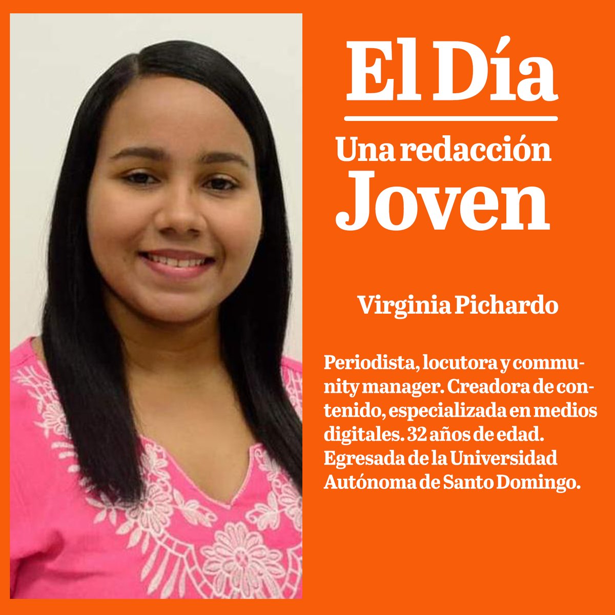 ElDia_do's tweet photo. EL DÍA, una redacción joven creadora de trabajos periodísticos de calidad.
@virginiap171 #Periodistasjovenes #redaccionjoven #jovenescomprometidos #periodismojoven #periodistasvalientes #PeriódicoElDía #CadaDíaMejor https://t.co/6Sc9x8tYRI