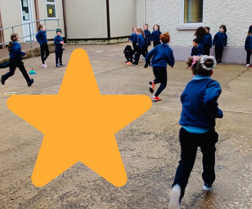 scoilbhrideNS's tweet photo. Our juniors had a lot of fun practising FMS of running during their @irishathletics #Fit4Class activities today...brilliant encouragement of each other! Great job everyone!๐๐๐ @ActiveFlag https://t.co/emCCfwPo4t