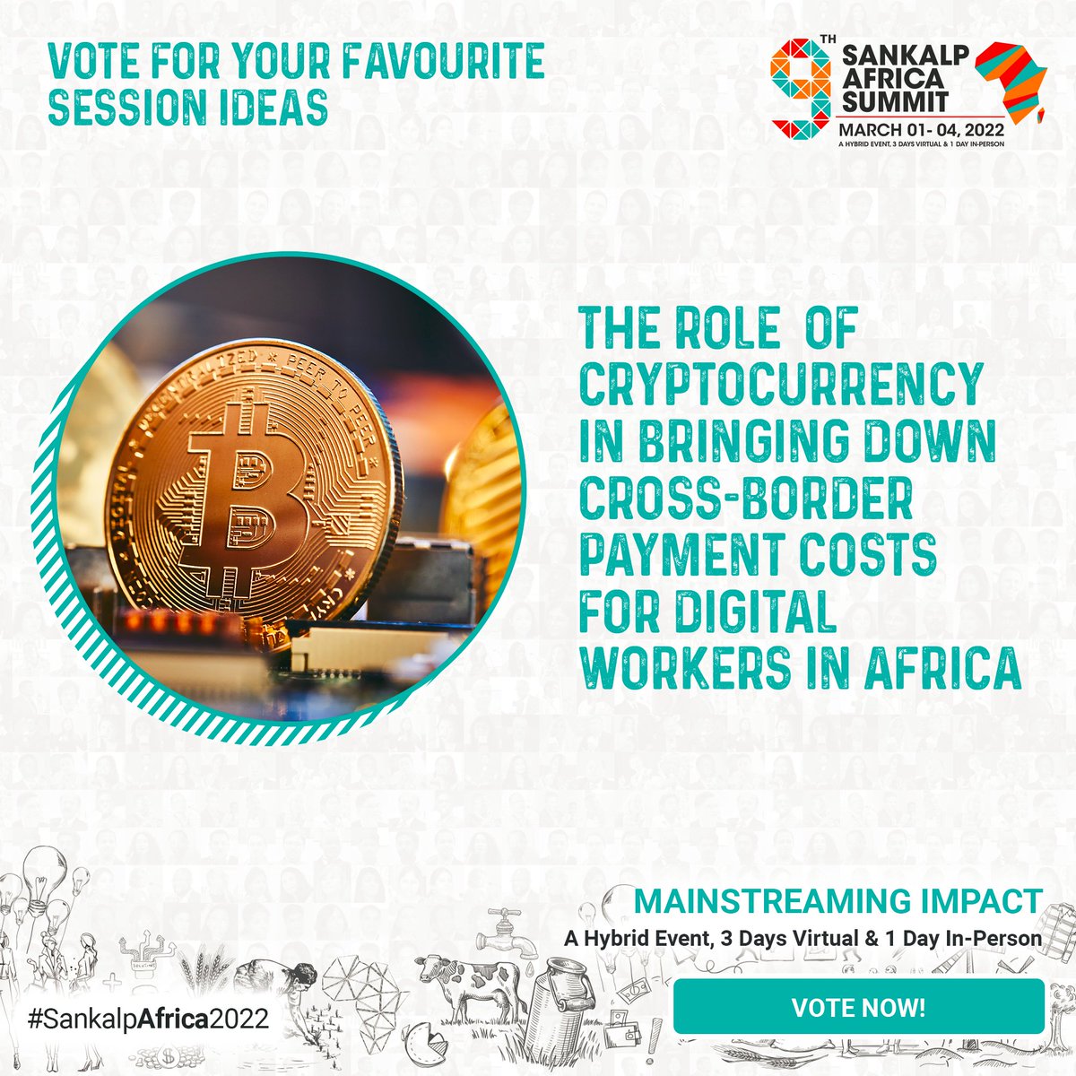 AfriSignature's tweet photo. Keen to hear more about the correlation between cryptocurrency and digital work? Vote for our session using this link https://t.co/b6lxF5Wrq5
@chrismaclay https://t.co/jcCNFVmmHr