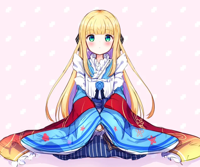 髪おろしても似合いそう
#有栖の絵本 