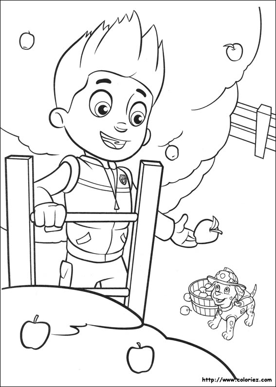 50 coloriages de la Pat' Patrouille #5 [Coloriage][Activité][Pat