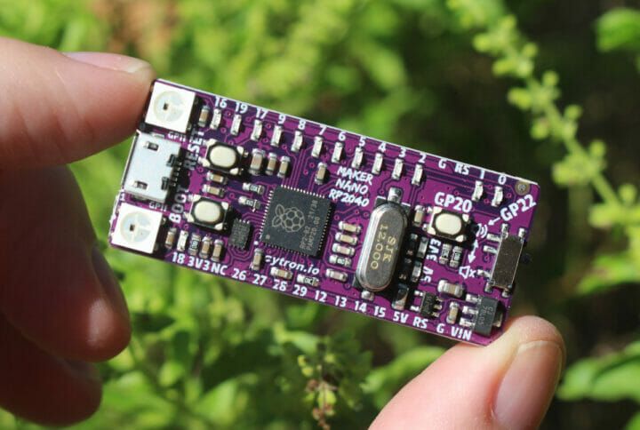 elektrodapl's tweet photo. Maker Nano RP2040 - płytka prototypowa zgodna z Arduino Nano, Grove i Qwiic https://t.co/Sdc7D2qzR7 https://t.co/jUWZBSgjkR
