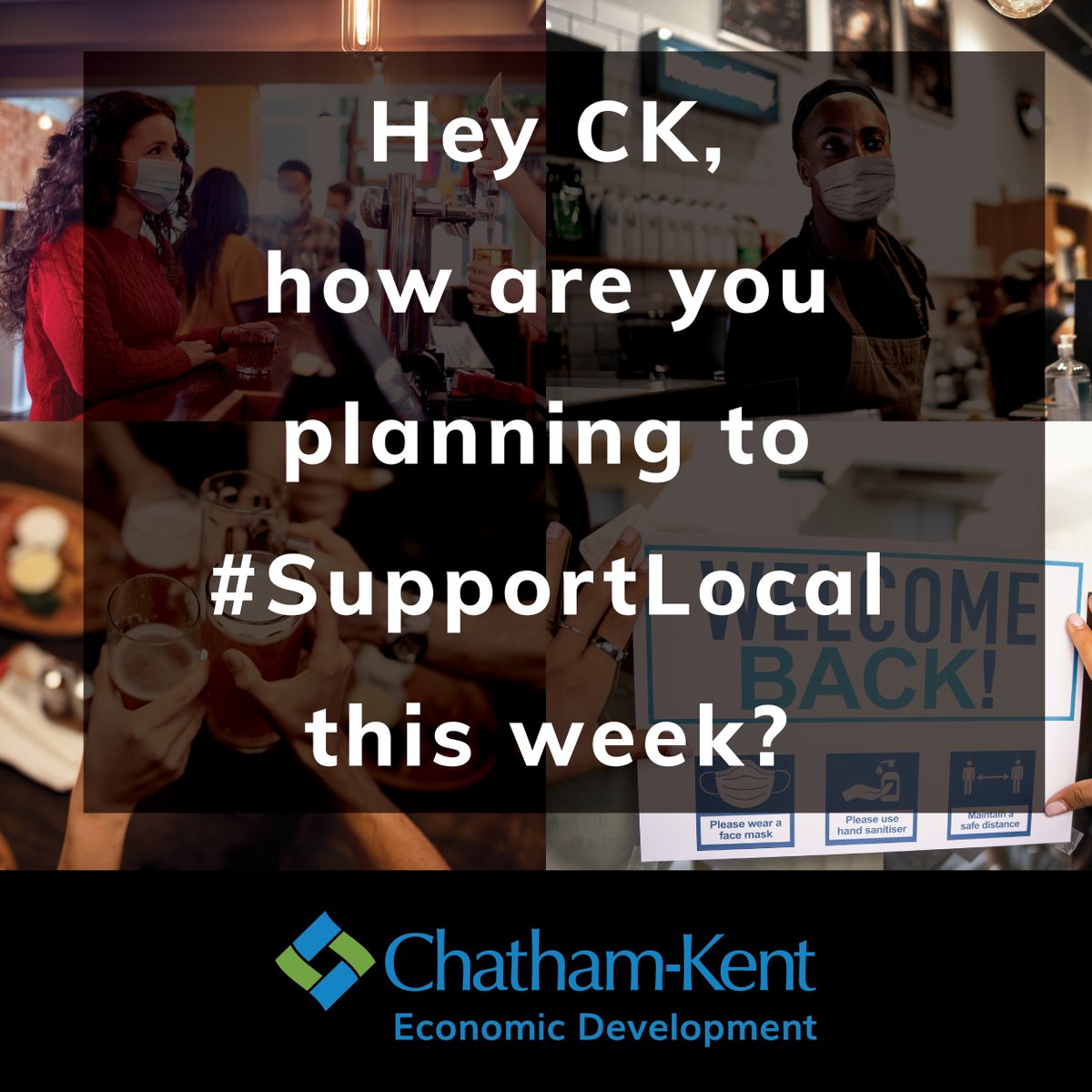 CKEcDev's tweet photo. Tell us how you're supporting local in #CKont this week!
With restrictions lifting, businesses opening back up, and indoor dining back on the menu, now's a great time to get out, brave the cold, and support local businesses!
#InvestCK #ChathamKent #ShopLocalCK #CKEcDev https://t.co/YWEEJyZPOn