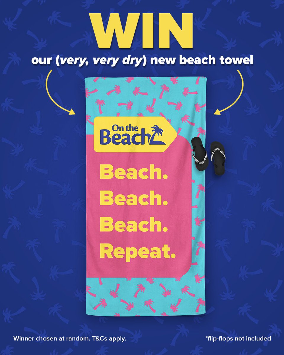 To mark the end of Dry January, we're giving away a few of our lovely new beach towels 🏖 If you want to be in with a chance to win one, just RT this tweet and make sure you're following us 🔄 We'll pick three winners at random later today 🙌 #OntheBeachTowel