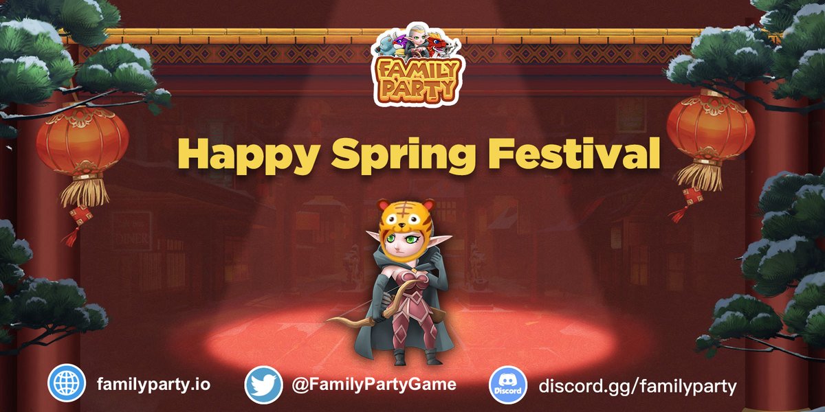 Spring Festival Greetings from Family Party~
🐯🐯🐯🎊🎊🎊🎉🎉🎉🎁🎁🎁

Hope the Year of the Tiger bring more courage, strength, confidence and hope to the world!

We have more surprises in store~🥳🥳

#SpringFestival 
#FamilyPartyGame