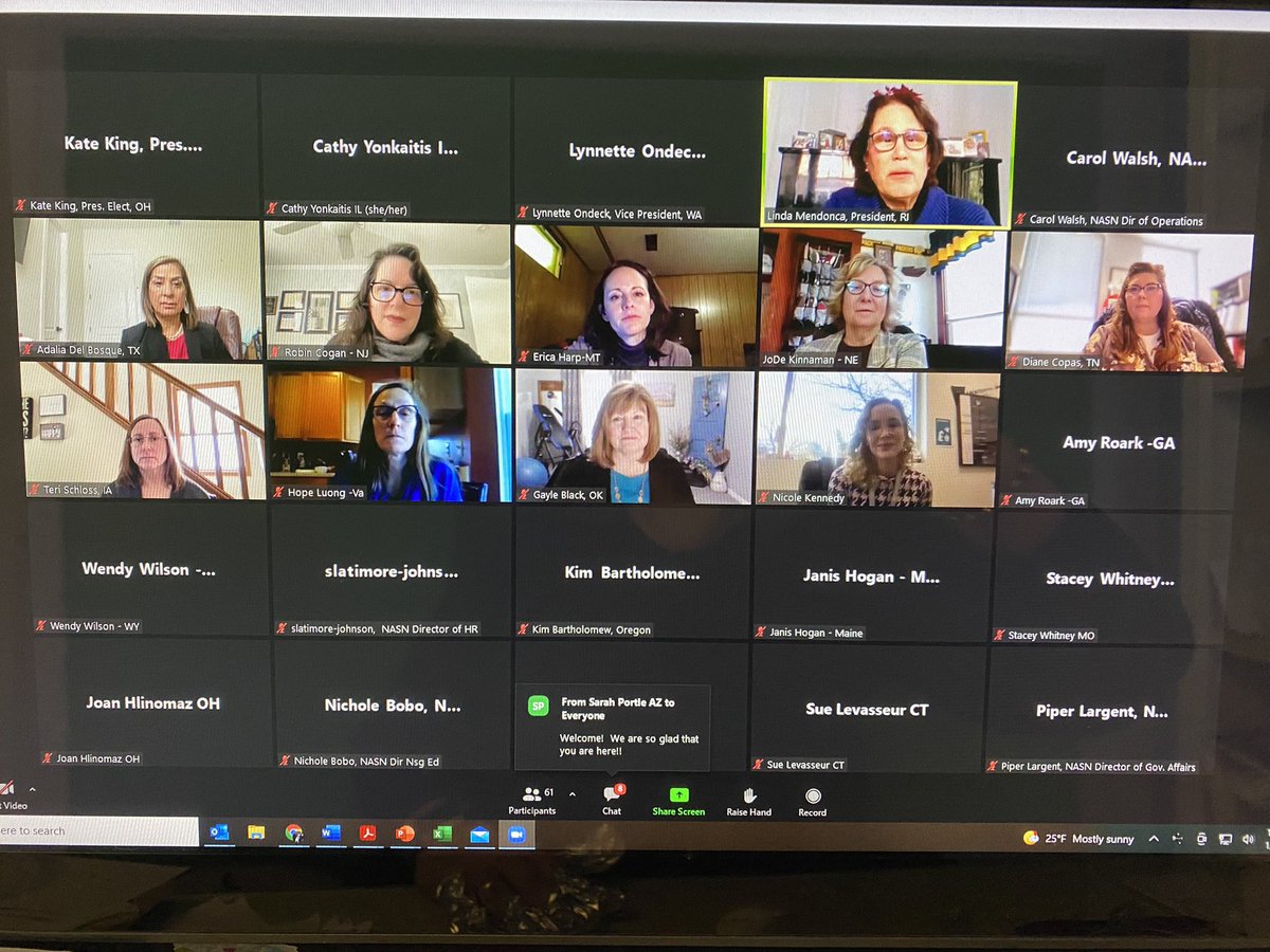 National Association of  School Nurses board meeting. Welcome New Directors! @Schoolnurses