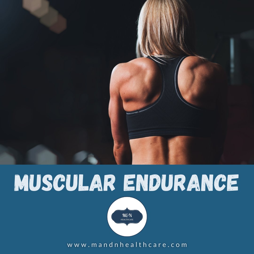 MANDNHEALTHCARE's tweet photo. One of two aspects that contribute to total muscle health is muscular endurance. Muscular endurance is defined as a muscle group's ability to contract repeatedly against a given resistance.

Learn More! https://t.co/RUAHDN1TLp

#healthcareprofessional #healthcareforall https://t.co/lruS7AbI0v