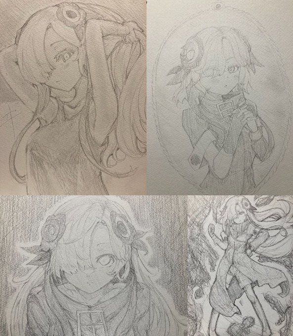 ヰ世界情緒さん毎日描いたので31枚
#今月描いた絵を晒そう 
#ヰ世界情緒美術部 