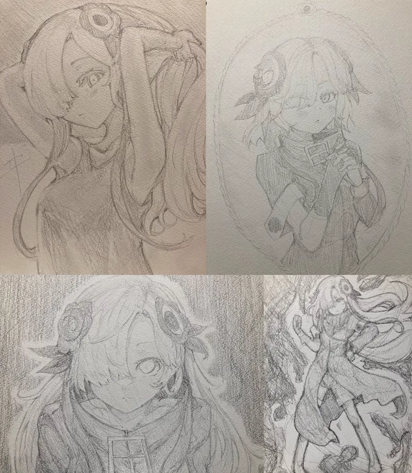 ヰ世界情緒さん毎日描いたので31枚
#今月描いた絵を晒そう 
#ヰ世界情緒美術部 