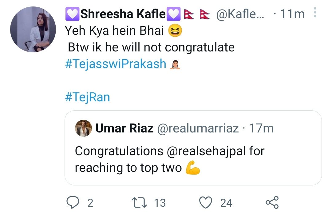 itsmemariyam's tweet photo. The way #UmarRiaz Destroying Fakeswi Nagin FD indirectly, Aag lagi hui h inki Nagin ko @realumarriaz ke hath ki chai peeni thi aur iske Nagin Fans ko Umar Se Congratulation chahiye apni Nagin ki fix jeet par🤣

ASLI WINNER UMAR RIAZ https://t.co/HHctzXnD8O https://t.co/xuRoCOi10M
