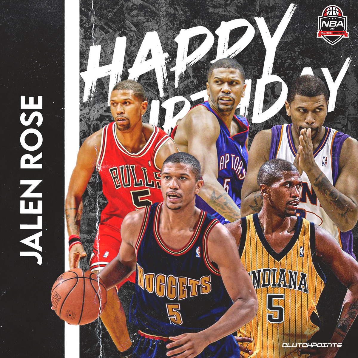 Let s all wish Jalen Rose a very happy 49th birthday  