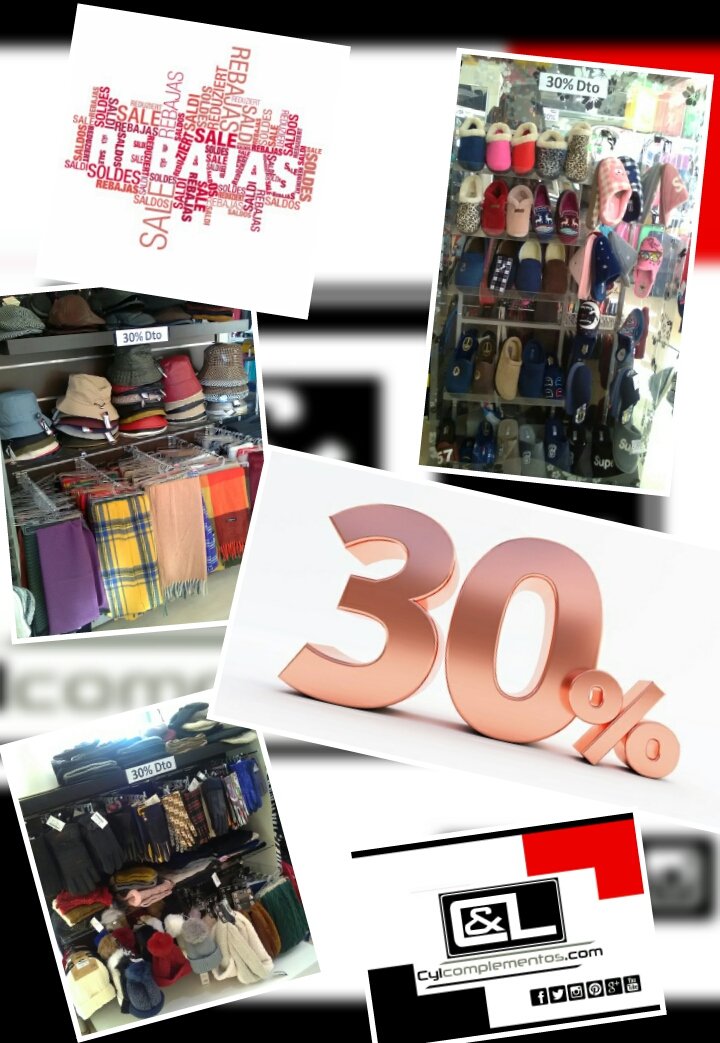 cylcomplementos's tweet photo. En C&L Complementos tienes los gorros, bufandas, guantes, cuellos...más calentitos y las zapatillas de estar en casa más cómodas con un 30% de descuento
💻https://t.co/E0DpN4Kmen
📞920226114
📱640661421
#CyLComplementos
#MaletasÁvila
#ComplementosÁvila
#rebajas2022
#rebajas https://t.co/8TZNKD4jEN