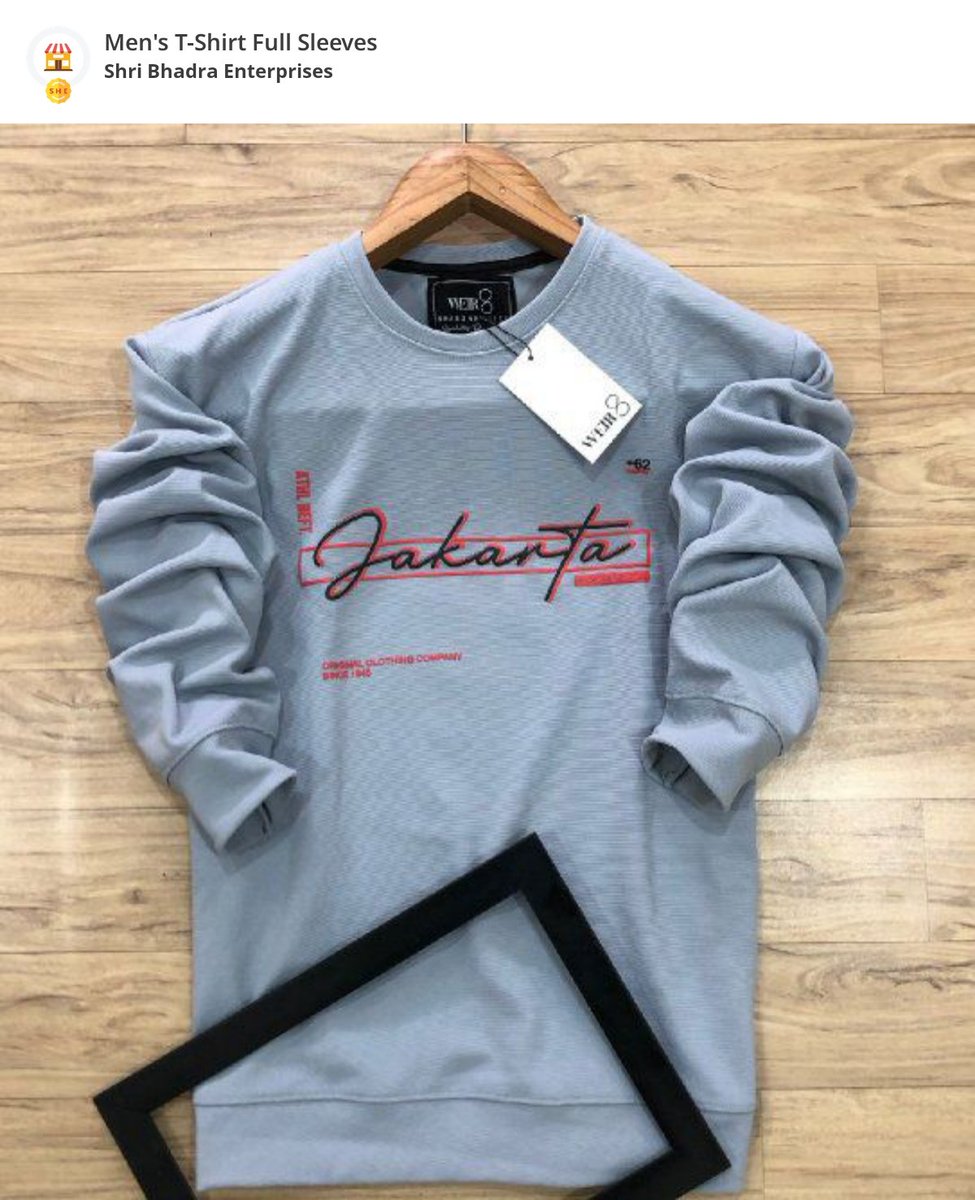 Check out this awesome product Men's T-Shirt Full Sleeves on SHEROES and support the budding women entrepreneurs. Click here:
shrs.me/IccoJ4cKgnb