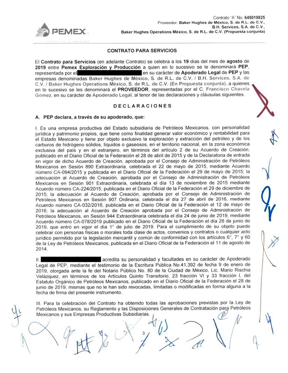El 19 de agosto de 2019, Pemex firmó un contrato por US85 millones con la petrolera texana #BakerHughes .

Un mes después, el hijo mayor de <a href="/lopezobrador_/">Andrés Manuel</a> y su pareja ocuparon una casa en Houston propiedad de un alto ejecutivo de #BakerHughes. contralacorrupcion.mx/asi-vive-en-ho…