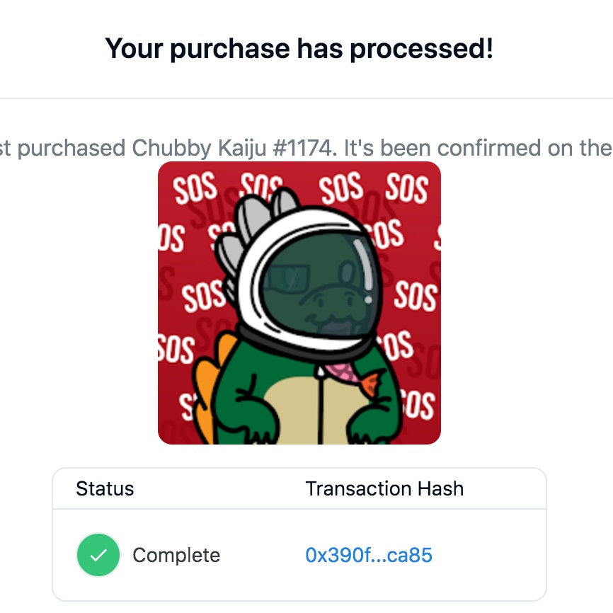 Will the real @ChubbyKaijuDAO community please show me some love.🎵🎶😎

Still underinvested though. I keep pushing the #ChubbyKaijuDAO everywhere! 💯 Love the vibes. 

Let's GOOO! $CRUNCH