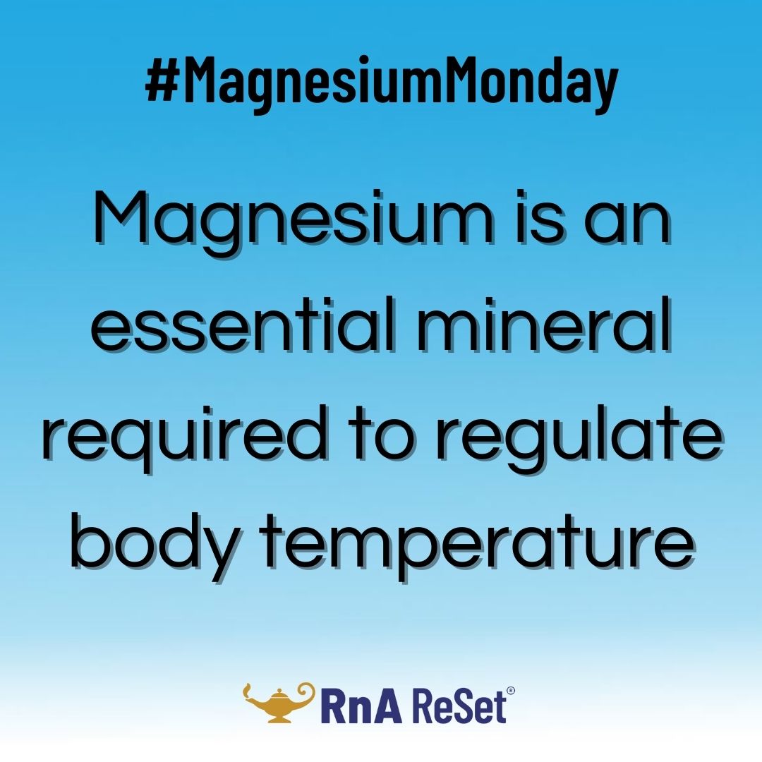 RnAReSet's tweet photo. Magnesium is one of the essential minerals needed by humans in substantially large amounts.
It works with many enzymes to regulate body temperature, synthesize nucleic acids, and proteins as well as maintain electrical potentials in nerves and muscle membranes.
#MagnesiumMonday https://t.co/BEjtfewDWn