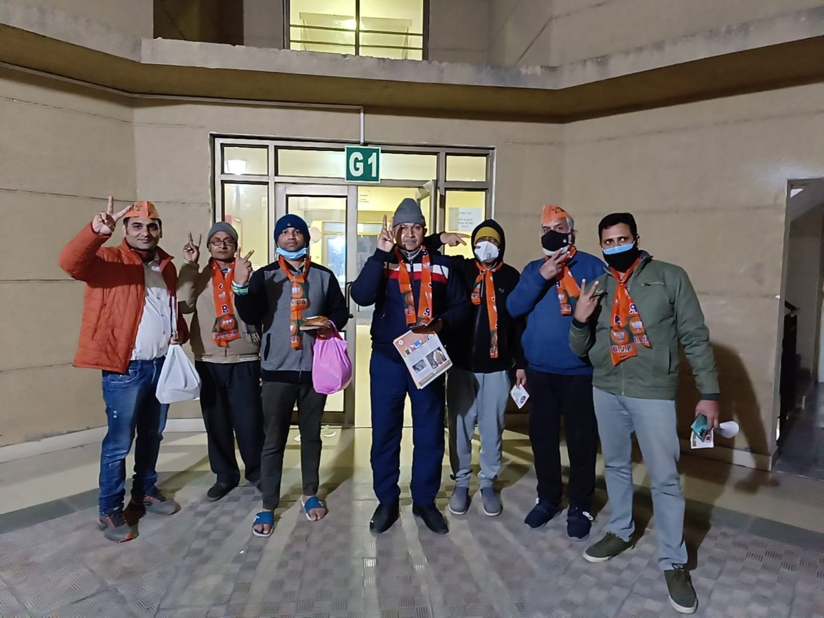 navneetjuneja03's tweet photo. Eros Sampoornam @SampoornamResdt campaigned for @tejpalnagarMLA &amp; @BJP4UP for the 6th day in continuation with same enthusiasm, fierce and strong
Win has been established. HONEST THINKING , STRONG WORK @ravibhadoria @VijayBhatiBJP https://t.co/CEM96yiVsk
