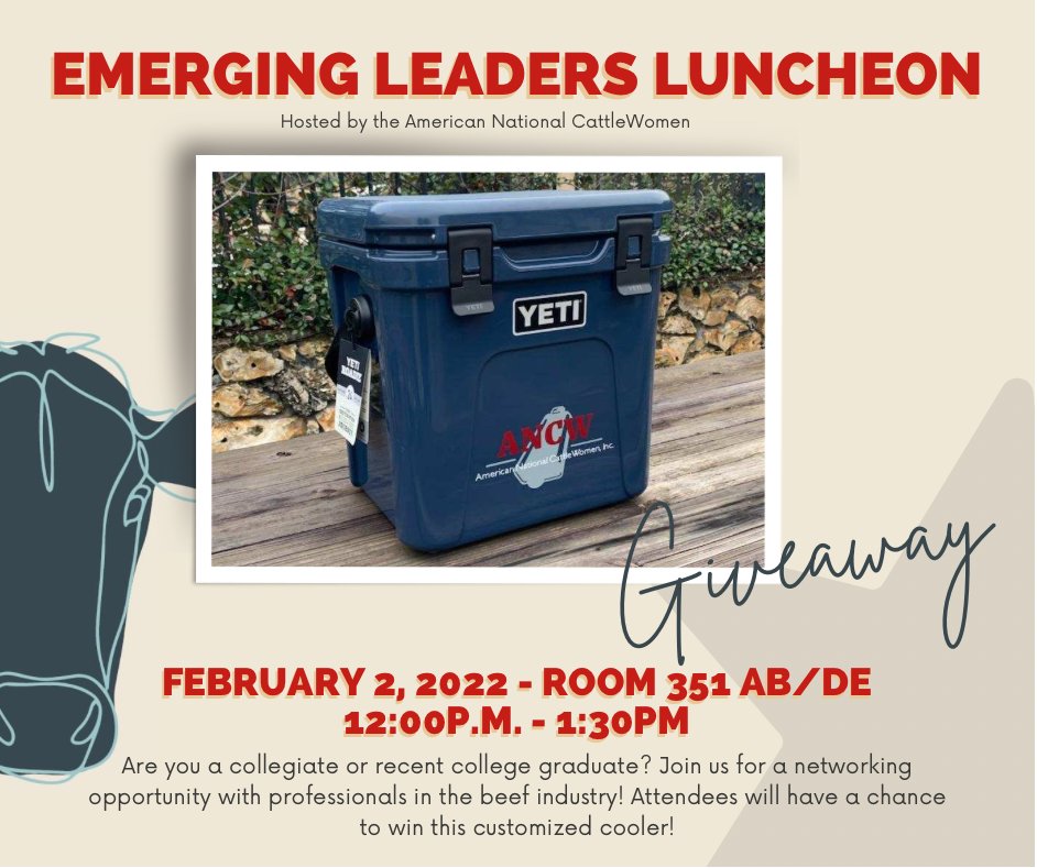AmericanCW's tweet photo. Headed to Houston? #CattleCon22 is just around the corner and we are excited to once again bring you the Emerging Leaders Luncheon.
#beef4generations #gonetotexas #cattlecon https://t.co/hJ1CTNw6as
