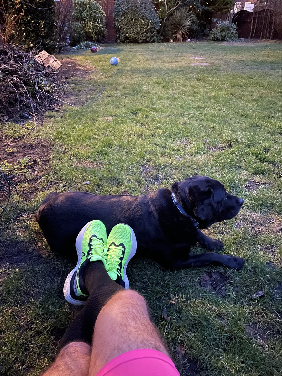 bigbaddoctor's tweet photo. Proud of my lungs, hips, knees and ankles this month 🙏🙏🤞🤞
Hit 100 miles tonight for January 
Never stop pushing my lungs 🫁
It’s tough and I relish and love my added years every day as I approach my FIFTY SIXTH Birthday tomorrow🤞
Teddy being a VGB too ❤️

@cftrust #kaftrio https://t.co/NpyZXSPMwt