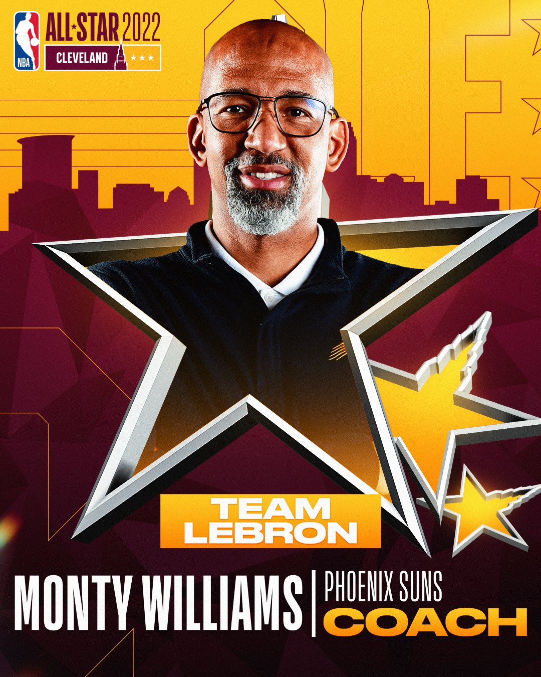 Nbaallstar Phoenix Suns Coach Monty Williams And Staff To Coach Teamlebron In 22 Nbaallstar Game 2 On Tnt T Co 3xewsfunbb T Co Lf9wtpm3az Twitter
