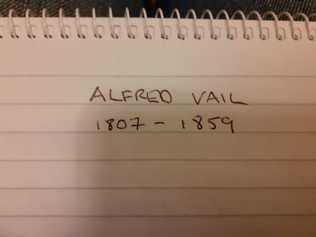 M0TZX_RADIO's tweet photo. Today in 1859 Alfred Vail died aged 51. Together with Samuel Morse, Vail made vital contributions to the early development of telegraphy systems.
https://t.co/Ku5tppvRTK
#radiohistory #cw #morsecode #hamradio #amateurradio https://t.co/xJt0ImNHX0