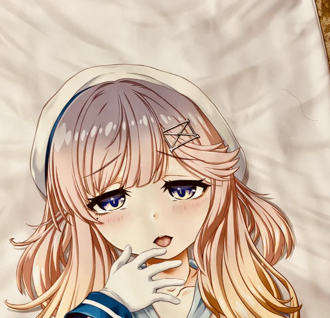 対馬ちゃん抱き枕カバーが届いたわー 