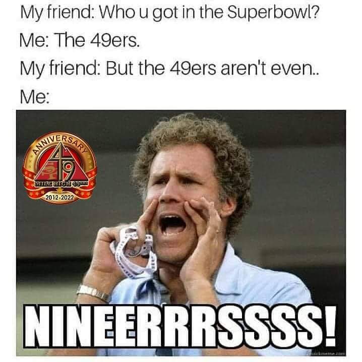 This is how our Faithfuls deal with our <a href="/49ers/">San Francisco 49ers</a> loss yesterday! Proud of all of you! You handled a season of adversity with passion &amp; grace! We will see you in Denver next season! #thequestforsixcontinues #nowwerest