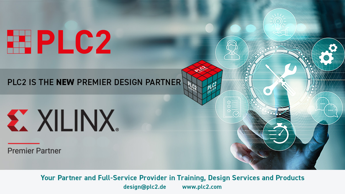 PLC2 is a longstanding ATP &amp; partner with @Xilinx. As expert in the field of #FPGAs and as a full-service provider for training, design services &amp; products it was a logical step for PLC2 to equally enter the Premier Design Partnership with Xilinx. Press: plc2.com/en/xilinx-prem…