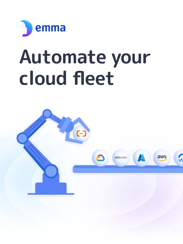 Manage your clouds the easy way with emma. 
SignUp today and get €50 to test the platform.
portal.emma.ms/register
