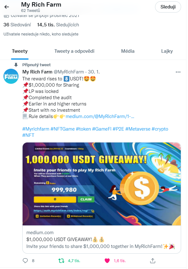 VodarD's tweet photo. @MyRichFarm Proof https://t.co/gDqB8GALgQ