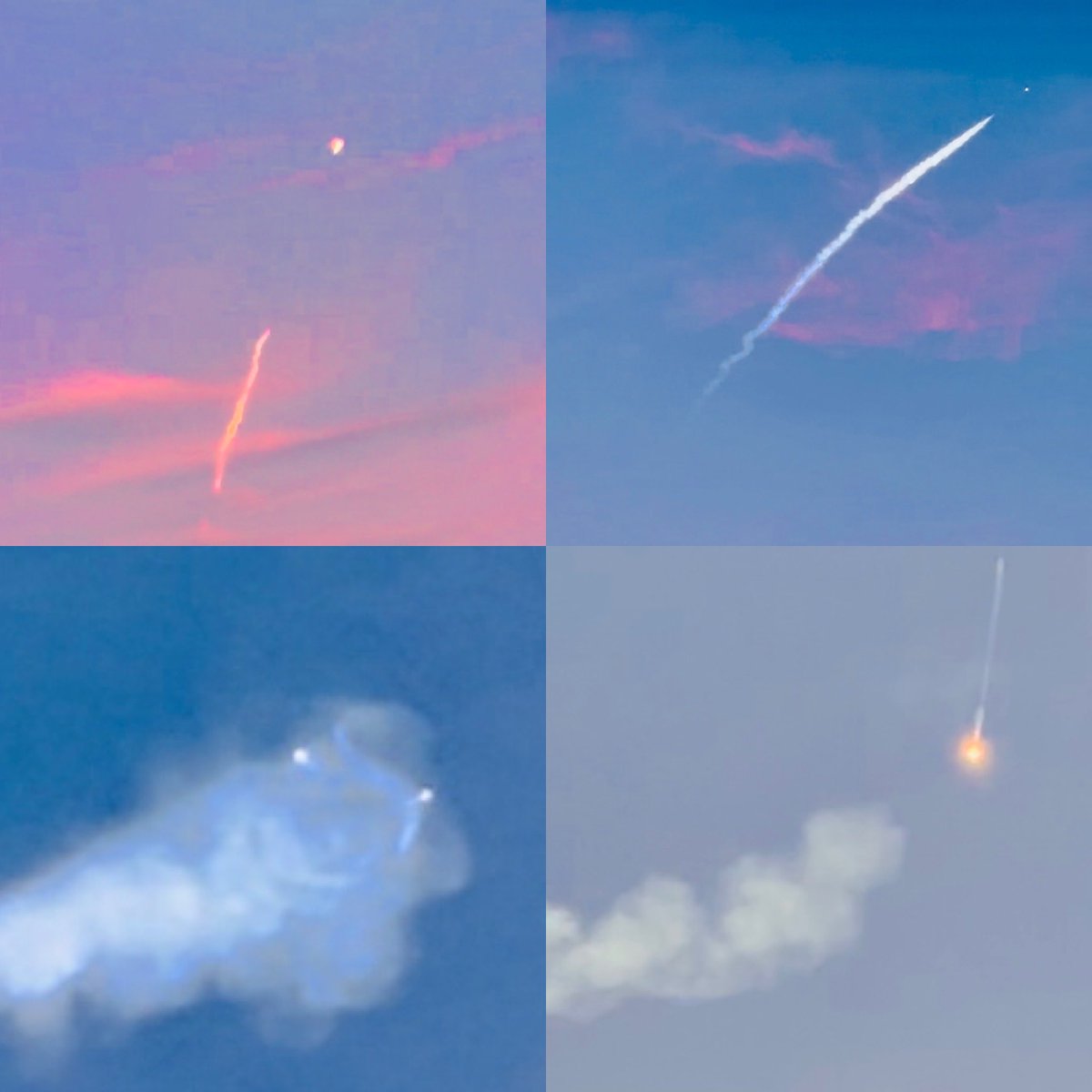 KarisaWorkman's tweet photo. Spectacular view of #Falcon9 COSMO-SkyMed Second Generation FM2 #SpaceX Launch. https://t.co/pPLOHAFm4M