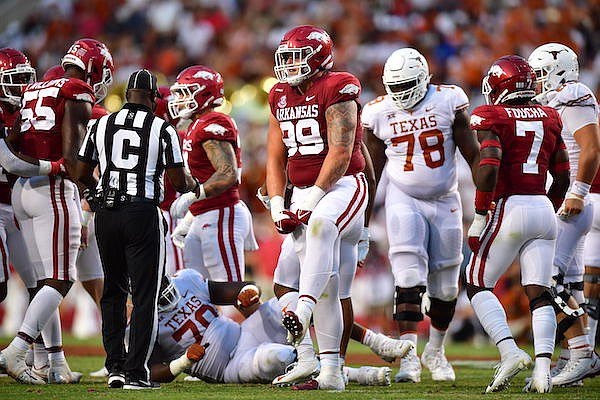 Bless to receive an offer from the University of Arkansas. <a href="/CoachSamPittman/">Coach Sam Pittman</a> <a href="/Coach_Odom/">Barry Odom</a> <a href="/coach_fred/">Kirk Fridrich</a> <a href="/UnionFootball/">Union Football</a> <a href="/Union_DLine/">Union D-Line</a> #Arkansas #woopig
