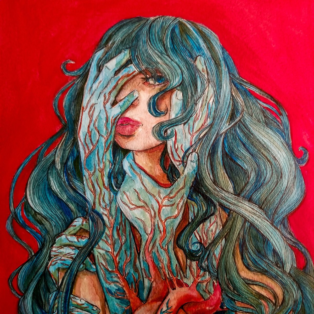 discombobble's tweet photo. Working on something for the Black Hearts art show Feb 12th
.
#myart #ink #watercolor https://t.co/QS64a9o7e9