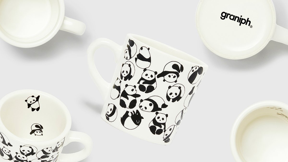 人気の《ローリングパンダズ》がマグカップに！☕️ ころんとした