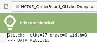 philpem's tweet photo. OHHHHH YEAAAHHHH! Power glitching did it, after a lot of faffing with resistor values, MOSFETs and timing values. This is a big win for the #HackTV team - we now have the operating code for the #BBCSelect #BBCSelector receiver! #68HC05 @captainjack406 @fsphil https://t.co/CFOgV18NIz