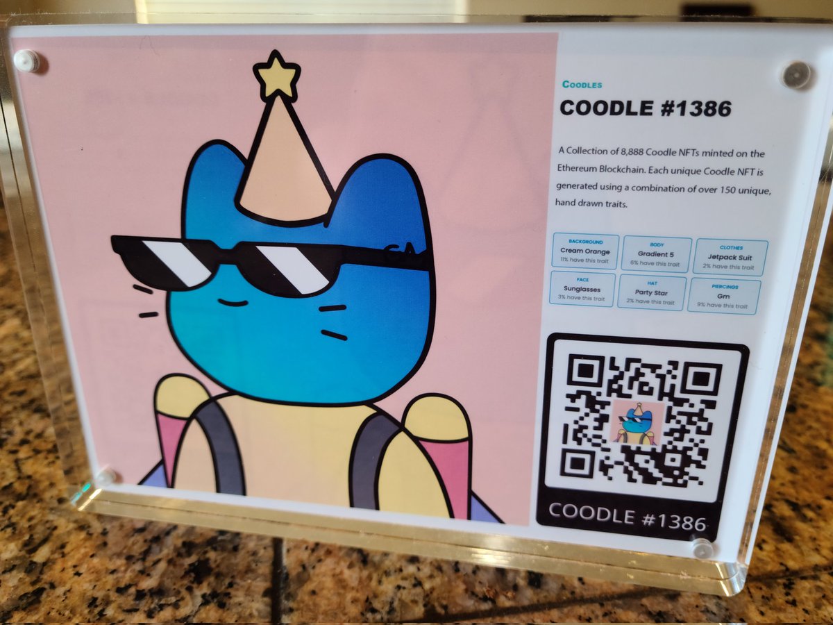 OneGyrl4's tweet photo. @coodles_nft @TheSandboxGame Got my #Coodles on display. So ready to play these cuties in the metaverse.
LFG #CoodFam #CoodsBeVibin https://t.co/zdSq7uXw8E