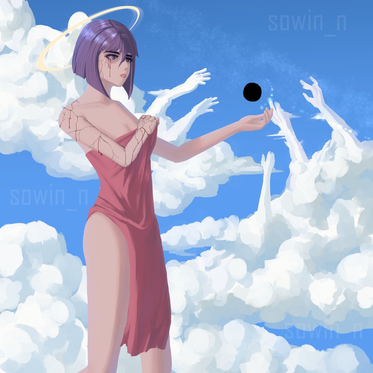 chouon_'s tweet photo. "La tragedia en lo que se suponía seria una "𝙫𝙞𝙙𝙖 𝙛𝙚𝙡𝙞𝙯" ¿Esto es lo que pasan los que se acercan a la divinidad?"
#CLIPSTUDIOPAINT 
Estudio de pintura digital 6hrs+ https://t.co/7ByqP20oPr