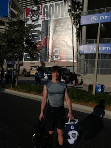 ncsupers's tweet photo. Congratulations to @BlaneFulbright on playing in the Blue Grey All American Bowl at Raymond James Stadium in Tampa. @EastBurkeFB https://t.co/yTJpEey4Ye