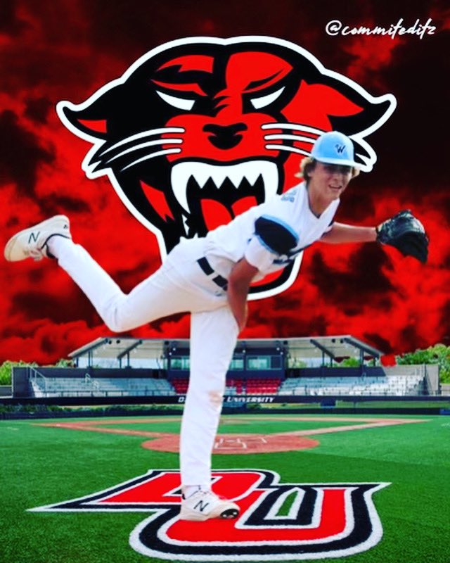First off i want to thank God for giving me the ability and opportunity to play the game that I love. I also want to thank my family and coaches and everyone else who has pushed me to be the best baseball player and man I can be. With that being said… Go panthers!