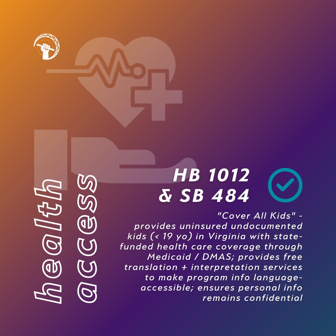 hamkaecenter's tweet photo. 13K+ (incl. 2.5K Asian American) kids in #Virginia cant access vital health coverage thru #FAMIS/#Medicaid b/c they're undocumented. We have an opportunity to join 10 states + DC to #CoverAllKids by giving them access to #healthcare + a healthy start to life. #VALeg #HealthAccess https://t.co/6xCk2rosED