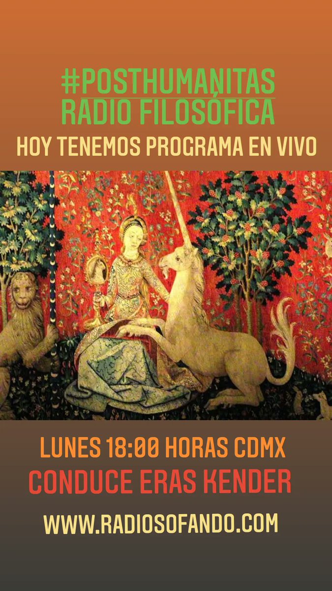 kenderi's tweet photo. Sintoniza mi programa de radio filosófica hoy a las 18:00 hrs por la frecuencia de #radiosofando #PostHumanitas #Filosofia #radioporinternet https://t.co/cMFPqMmWnh