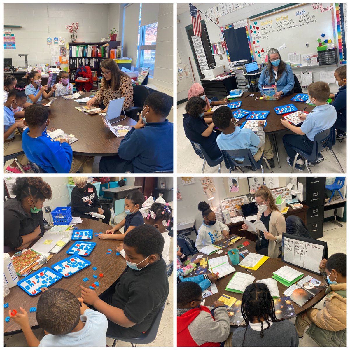 TaraSch76's tweet photo. It was a great day at @We_Are_Foster observing Guided Reading lessons with feedback from grade groups. We saw so many great lessons! @MettilleJesse @JoBarZone2ELA @JCPSZone2 #JCPSGuidedReading #JCPSWorkshop https://t.co/BwZrZnEzSV