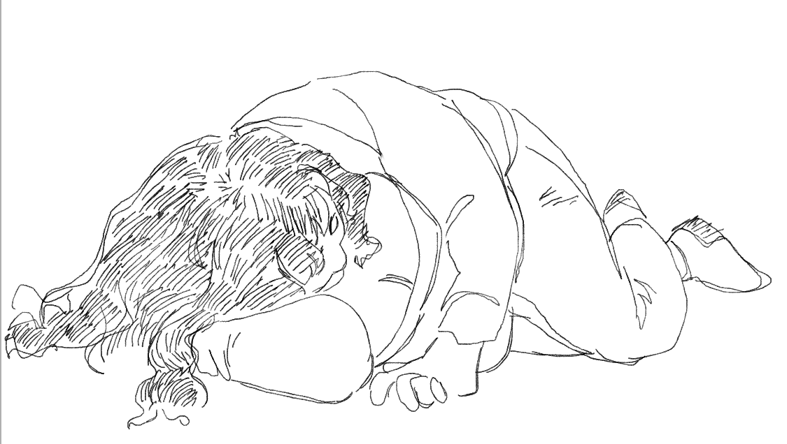 sorry to everyone whos ever gonna ask me about how i draw poses or anatomy cause the answer at this point is ''idk i guess reading some softcore lesbian mangas helped''