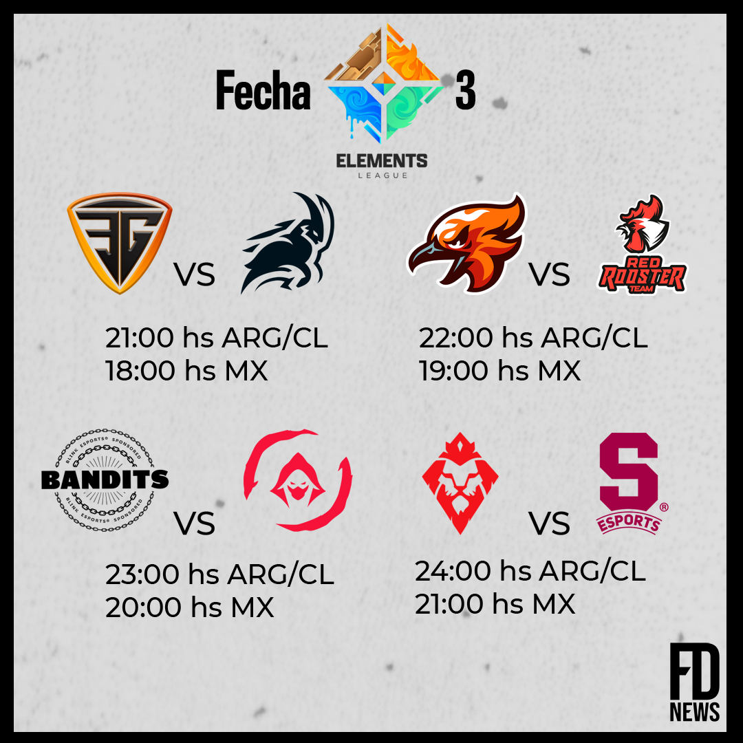 Recuerden que faltan 20 minutos y comienza la tercer jornada de la @LVPCAyCLoL. #ElementsLol