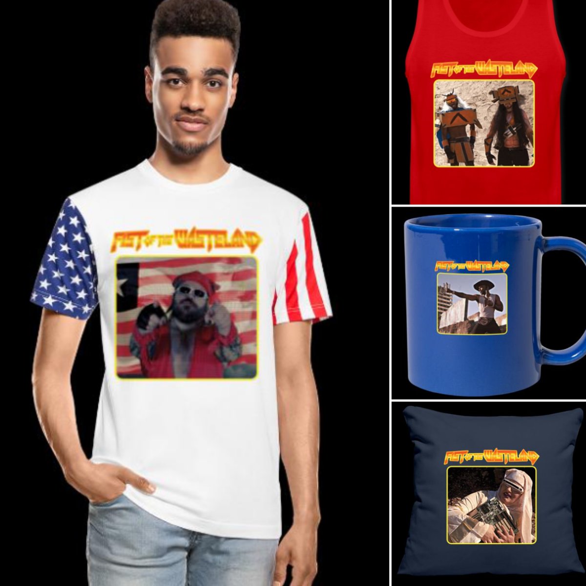 ChampsofCosmos's tweet image. More Fist of the Wasteland designs have been added to our shop!

Make your dreams come true with a Puke &amp;amp; Big Frank commemorative mug... Or maybe your newborn wants to rep The Techno Priestess?

All will be revealed at championsofthecosmos.myspreadshop.com