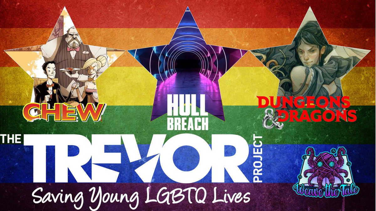 PennyforaTale's tweet image. This Wednesday 02/02, starting at 2PM we will have a TRIPLE FEATURE, 10 hours of games to fundraise for @TrevorProject! 

The Trevor Project is near and dear to us, they believe LGBTQ young people deserve a welcoming, loving world and we want to do our part to help create that!