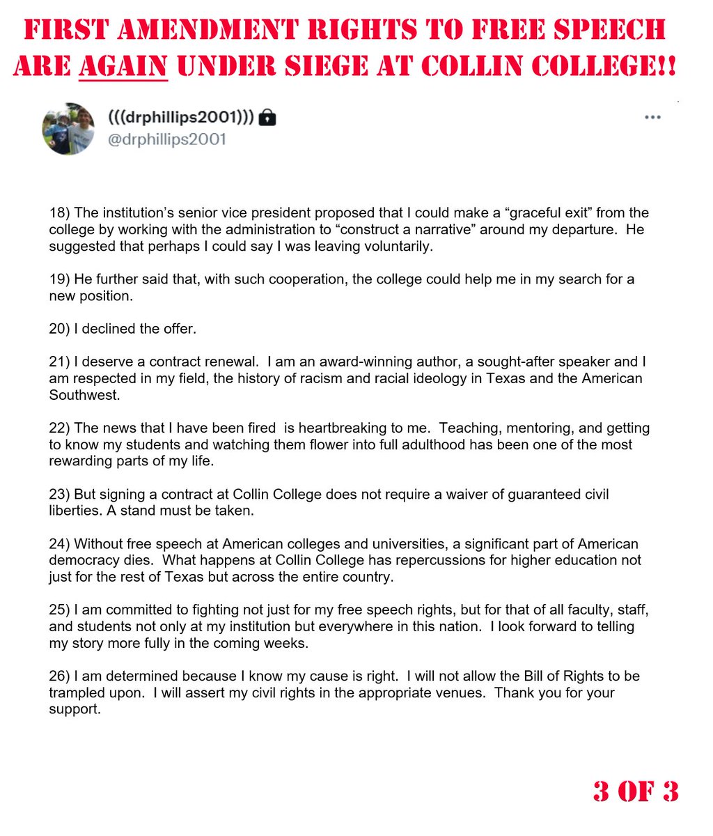 gethimouttahere's tweet image. Here's Dr. Phillips important thread in 3 images. Feel free to share: