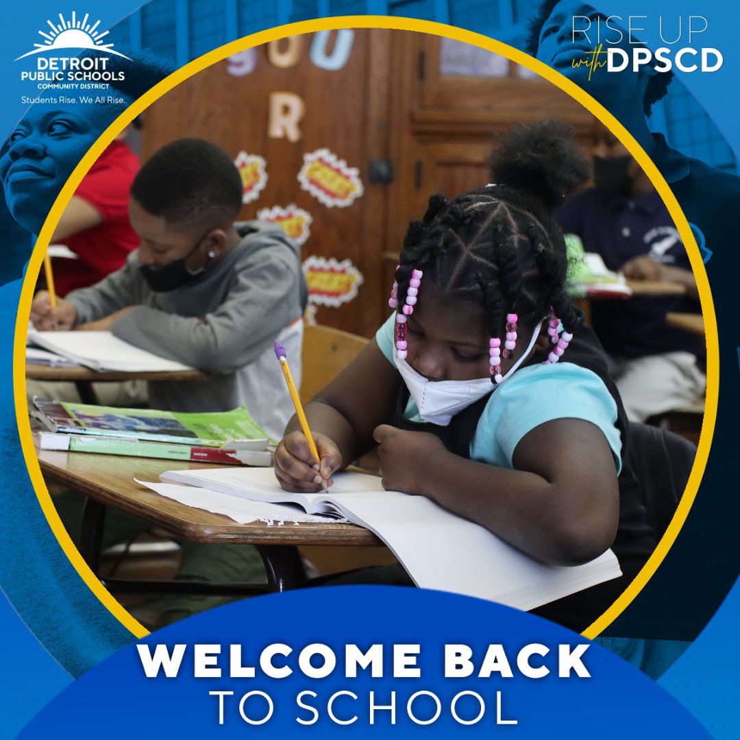 Wayne_DPSCD's tweet photo. Let’s get to work! 🚀 #TheRiseContinues @Dr_Vitti @Detroitk12 https://t.co/kVlbz4KhjK