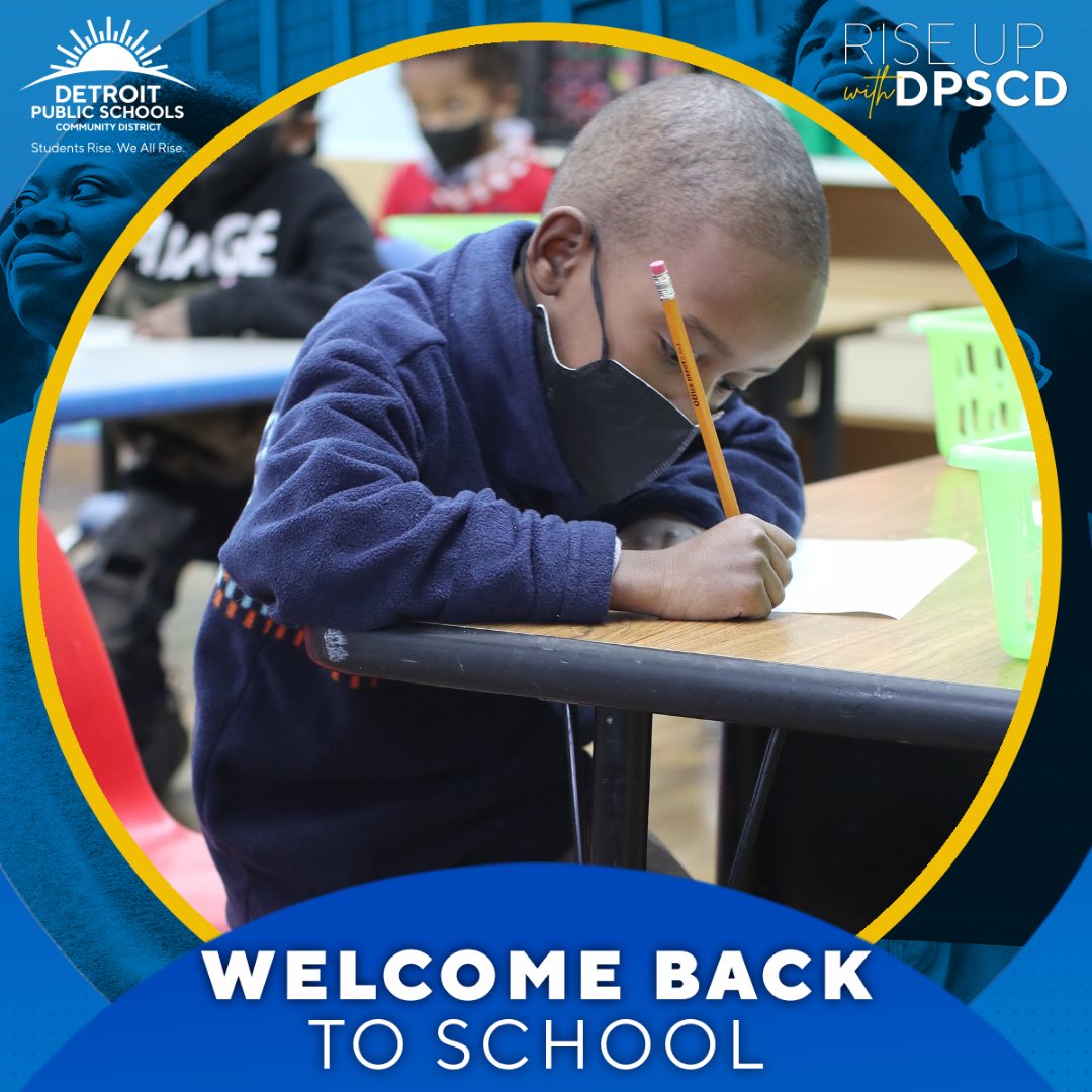 Wayne_DPSCD's tweet photo. Let’s get to work! 🚀 #TheRiseContinues @Dr_Vitti @Detroitk12 https://t.co/kVlbz4KhjK