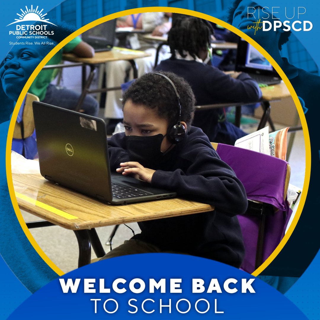Wayne_DPSCD's tweet photo. Let’s get to work! 🚀 #TheRiseContinues @Dr_Vitti @Detroitk12 https://t.co/kVlbz4KhjK